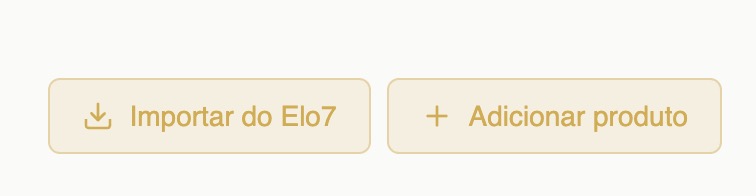 Botão Importar do Elo7